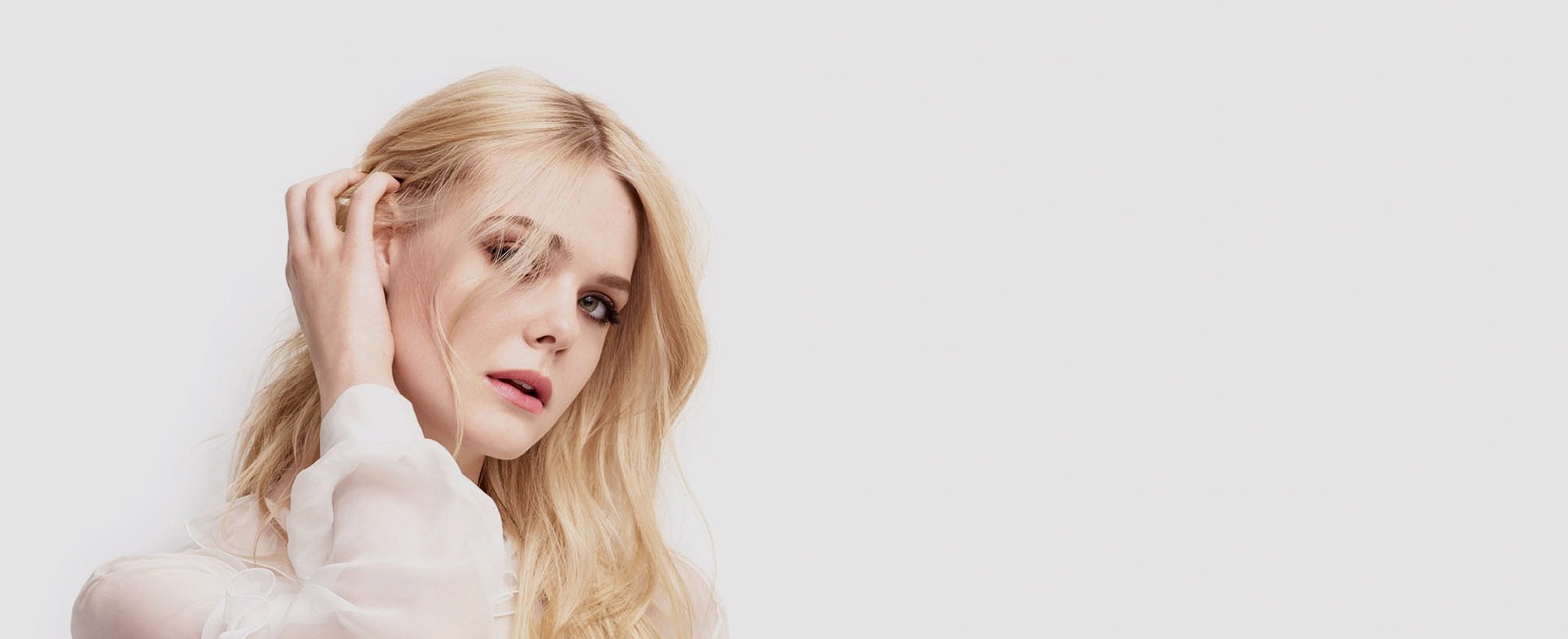 Elle Fanning Botanicals Hero