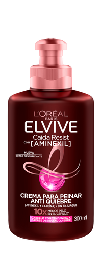 Loreal paris elvive caída resist aminexil Crema de Peinar packshot Centroamerica