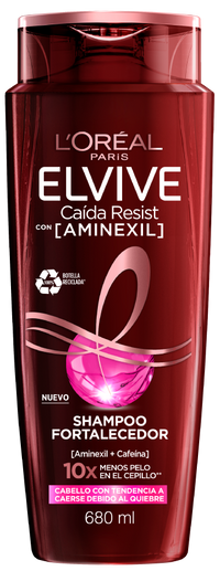 loreal paris elvive caída resist aminexil Shampoo 680 ml packshot Centroamerica