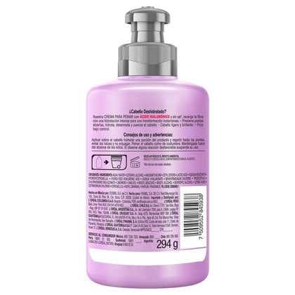 Loreal Elvive Hidra Hialuronico Crema Para Peinar Atras