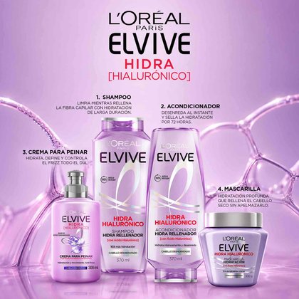 Hidra Hialurónico con Ácido Hialurónico de Elvive L'Oréal Paris rutina