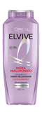 Packshot Shampoo Elvive morado con ácido hialurónico