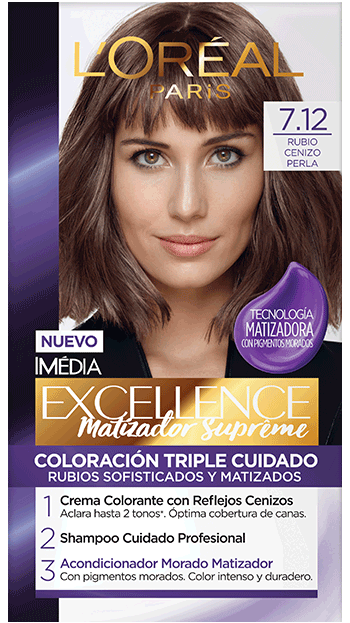 EXCELLENCE TINTE RUBIO CENIZO PERLA PACK