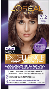EXCELLENCE TINTE RUBIO CENIZO PERLA PACK