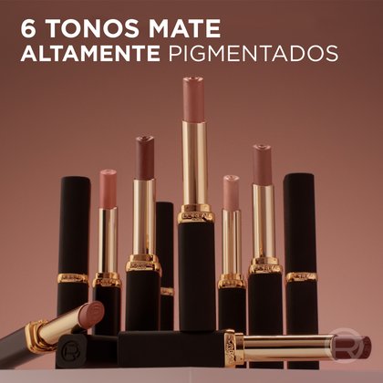 6 tonos mate altamente pigmentados. Le nude resilient 105 Centroamerica.