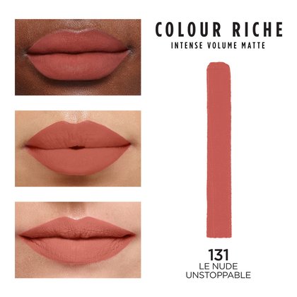 Color Riche intense volume matte. 131 le Nude Unstoppable Centroamerica.